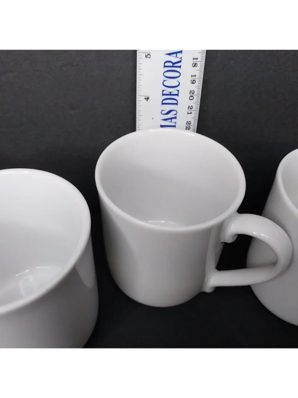 Royal Doulton Latitude White Porcelain Coffee Mugs Set Of 4